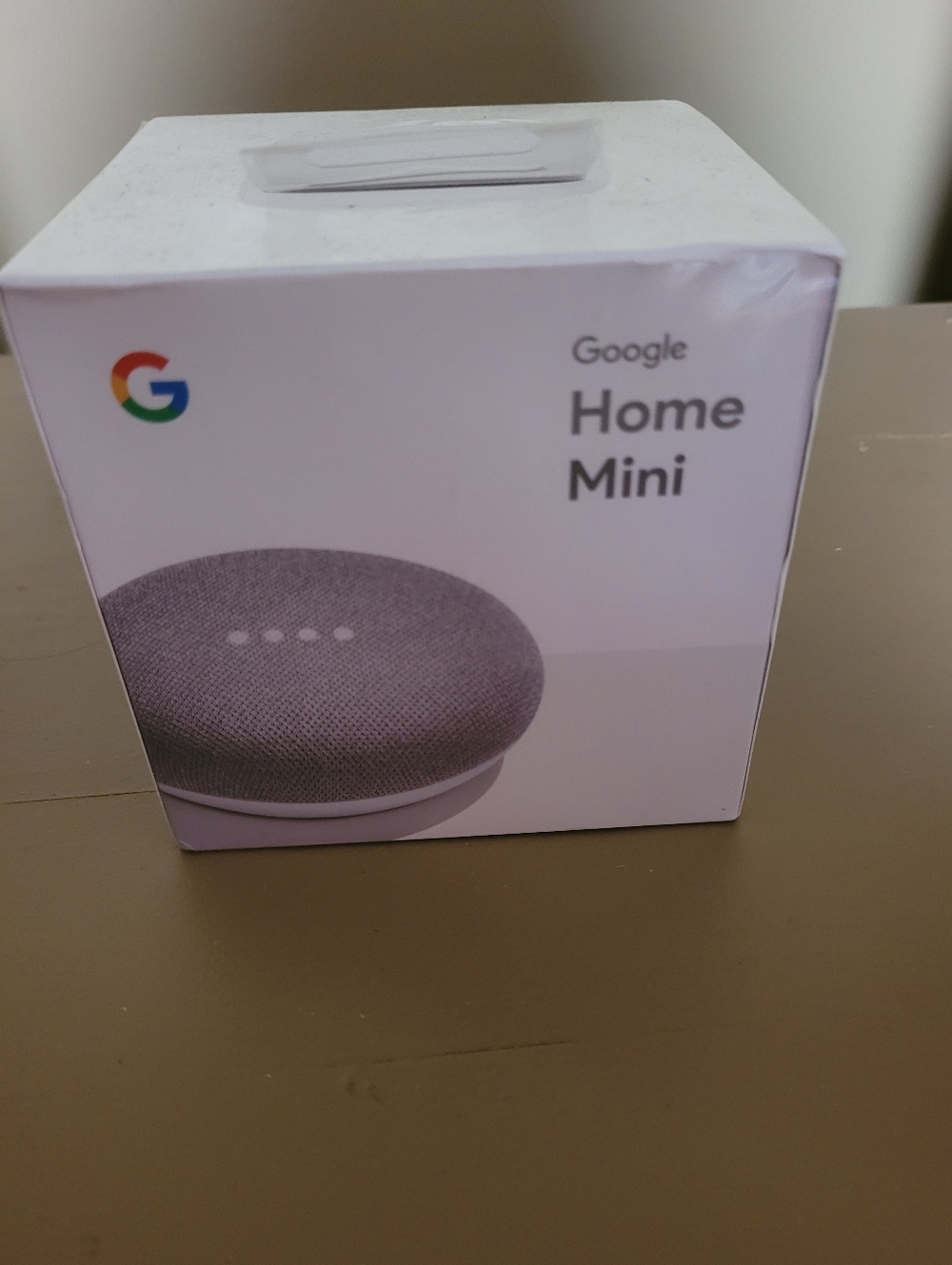 google Home Mini - Gray Fabric Voice Speaker NIB